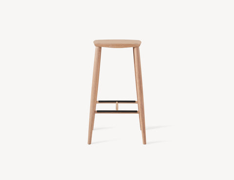 Palmerston Counter Stool (Brass Footrests)